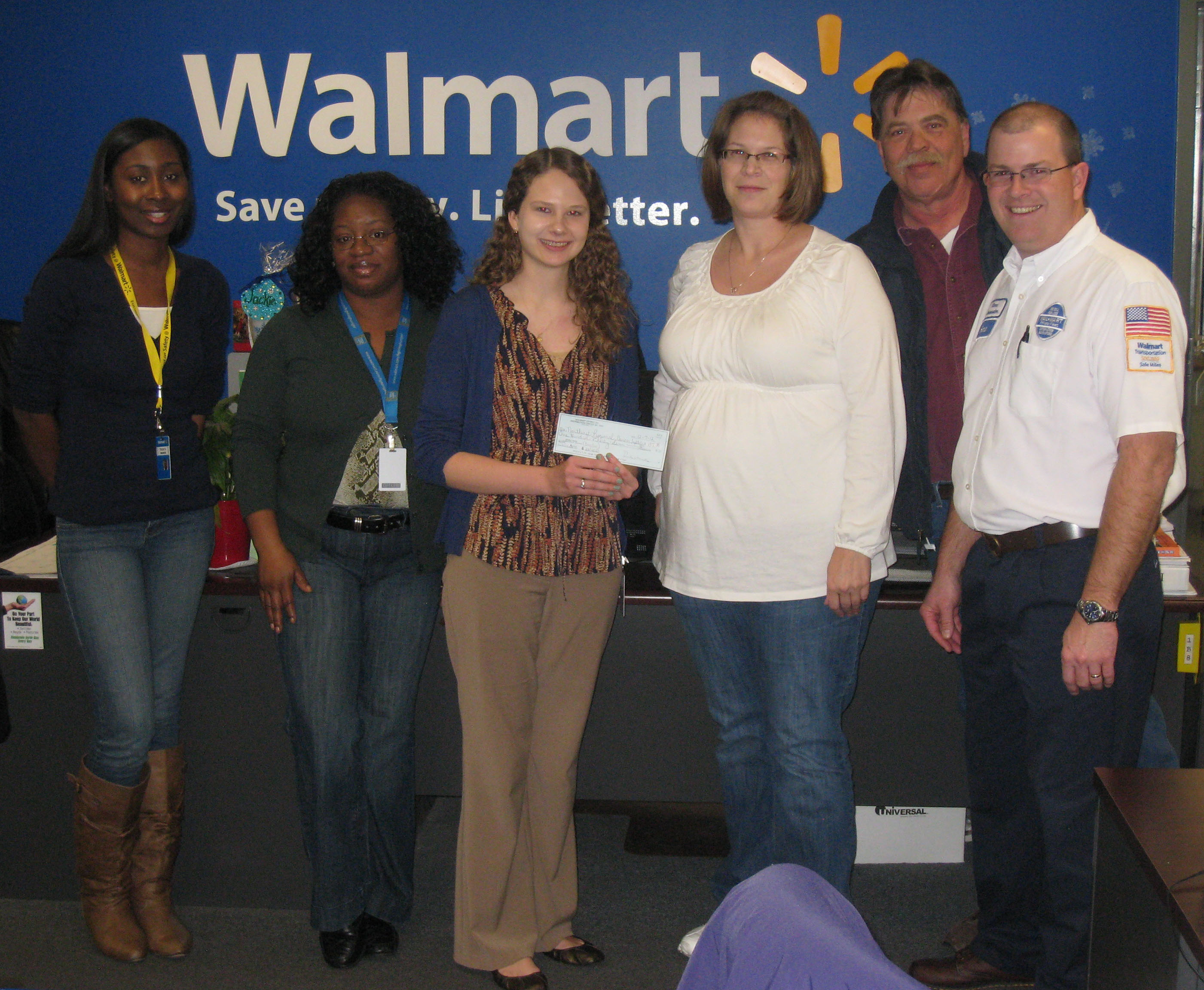 WalMart Transportation Center in Tobyhanna Supports Cancer Institute