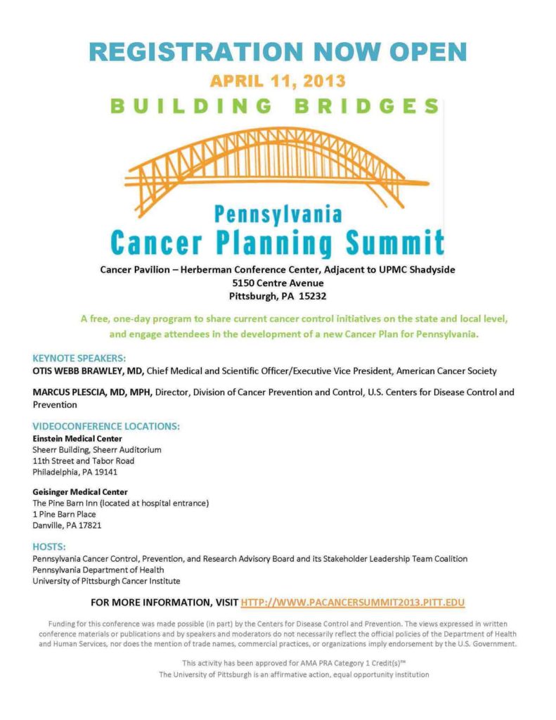 cancer planning summit