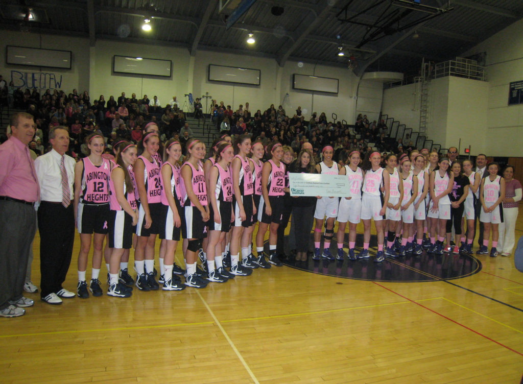 Scranton Prep and Abington Heights Girls Basketball Teams Host 5th Annual Pink Night