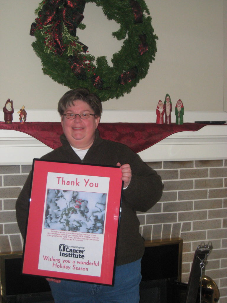 Cancer Institute Thanks Holiday Card Artist