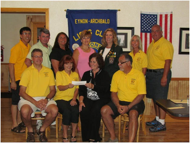 Eynon-Archbald Lions Club Supports the Cancer Institute